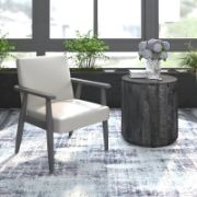 Dionise Faux Leather Armchair