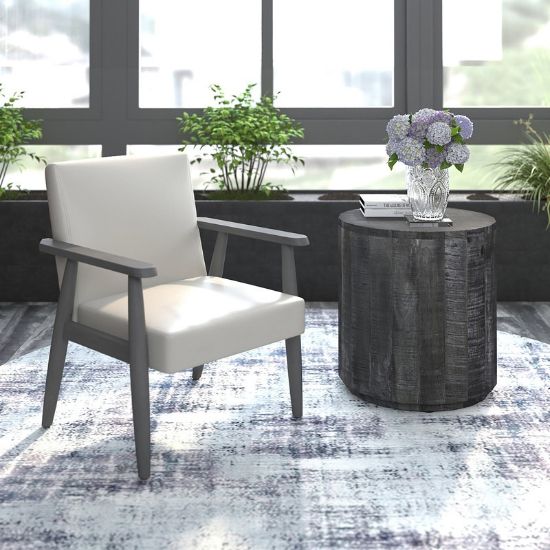 Dionise Faux Leather Armchair