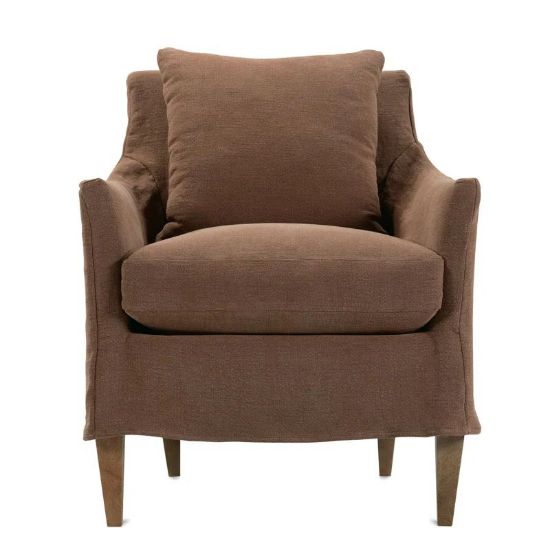 Baked Clay Lazarette Slipcovered Chair