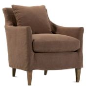 Baked Clay Lazarette Slipcovered Chair