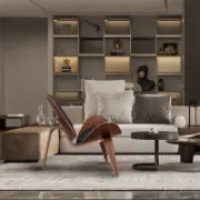 Leather Accent Chair