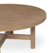 Round Wood Coffee Table