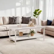 Coffee Table with Storage Shelf