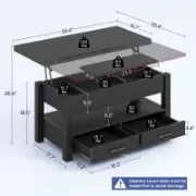 Lift Top Coffee Table with Storage