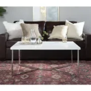 Cross-Leg Design Coffee Table