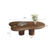 Wood Cloud Coffee Table