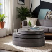 Contemporary Wood Rotatable Coffee Table