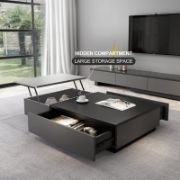 Lift Top Coffee Table with Hidden Storage