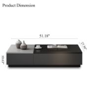 Lift Top Coffee Table with Hidden Storage