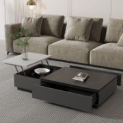 Lift Top Coffee Table with Hidden Storage