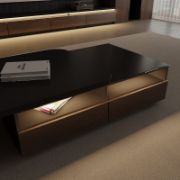 Extendable Coffee Table with LED Light