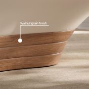 Solid Wood Coffee Table with Glass Top