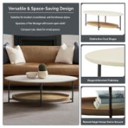 4 Legs Coffee Table with Storage