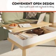 Lift Top Coffee Table with Storage