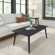 Solid wood single coffee table