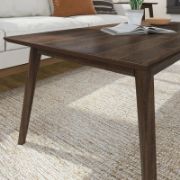 Solid wood single coffee table