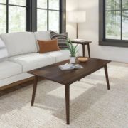 Solid wood single coffee table