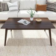 Solid wood single coffee table