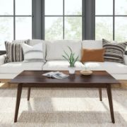 Solid wood single coffee table