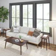 Solid wood single coffee table