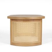 Oval Rattan Coffee Table