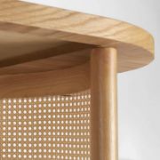 Oval Rattan Coffee Table