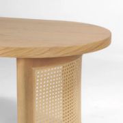 Oval Rattan Coffee Table