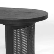 Oval Rattan Coffee Table