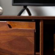 Wooden TV Stand with Two Doors