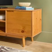 Wooden TV Stand with Two Doors