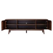 Wooden TV Stand with Two Doors