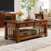 Wooden Coffee Table with drawers