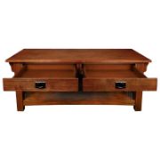 Wooden Coffee Table with drawers