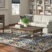 Modern design coffee table with a traditional touch