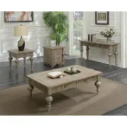 Modern design coffee table with a traditional touch