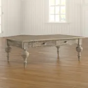 Modern design coffee table with a traditional touch