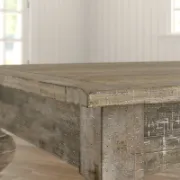 Modern design coffee table with a traditional touch
