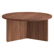 Round Scandi-inspired coffee table