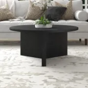 Round Scandi-inspired coffee table