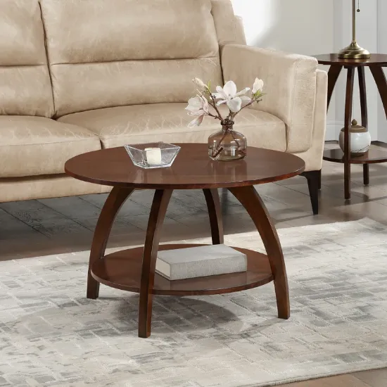 Wooden Round Coffee Table