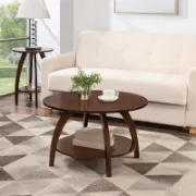 Wooden Round Coffee Table