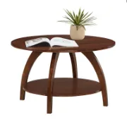 Wooden Round Coffee Table