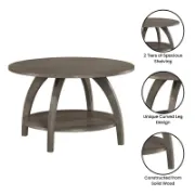 Wooden Round Coffee Table