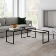 Glass Top Nesting Coffee TableGlass Top Nesting Coffee Table