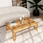 Natural Wood Coffee Table