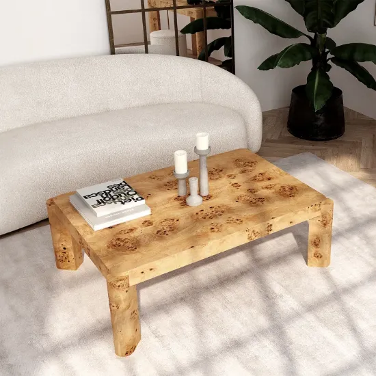 Natural Wood Coffee Table