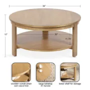 Wooden Living Room Coffee Table