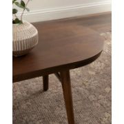 Oval Wooden Living Room Coffee Table
