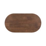 Oval Wooden Living Room Coffee Table