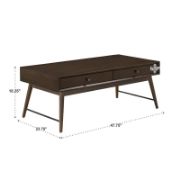 Rectangular Wooden Coffee Table